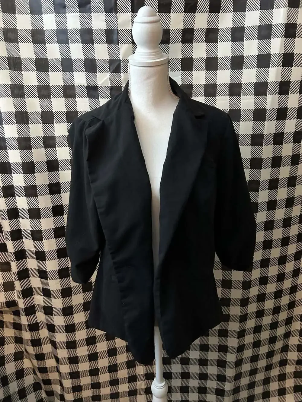 Torrid Women's Black Open Front Blazer